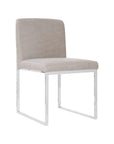 Frozen Gray Taupe Dining Chair - Maison Vogue