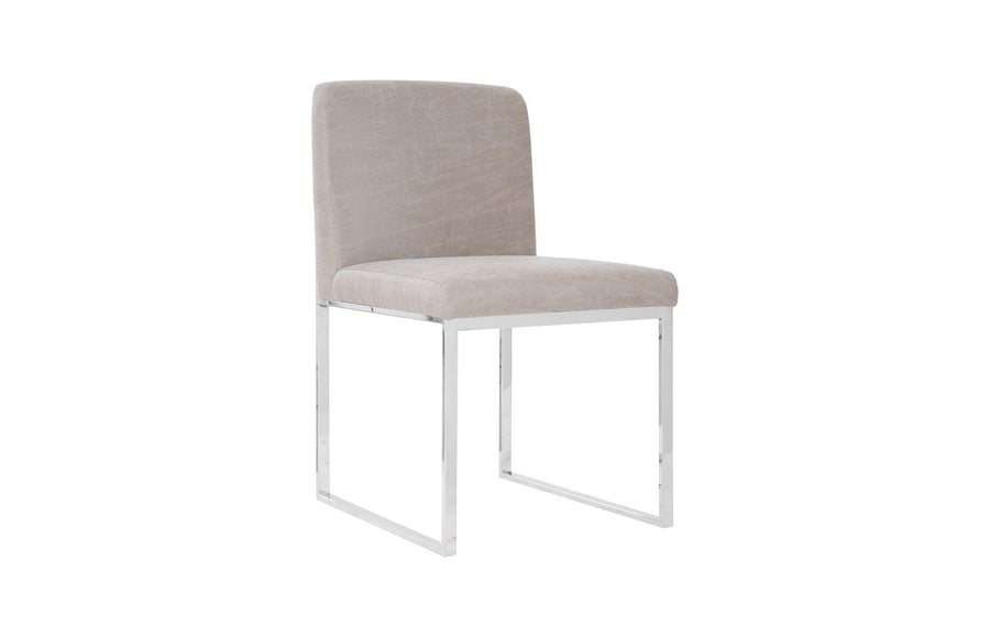 Frozen Gray Taupe Dining Chair - Maison Vogue