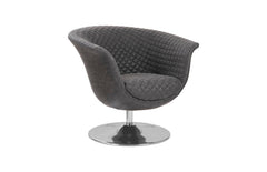 Autumn Dark Gray Swivel Chair - Maison Vogue