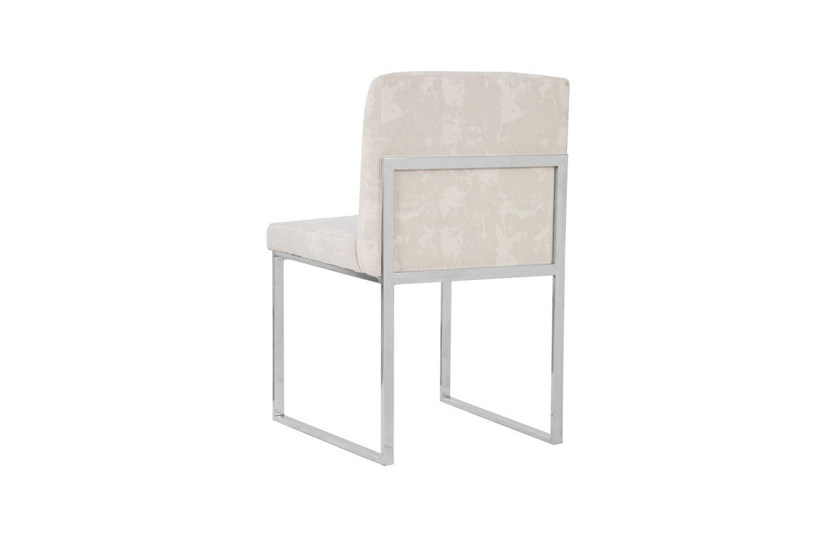 Frozen Off-White Dining Chair - Maison Vogue