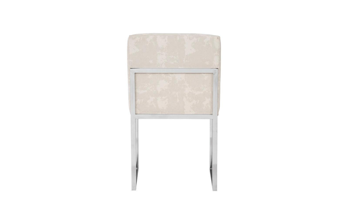 Frozen Off-White Dining Chair - Maison Vogue