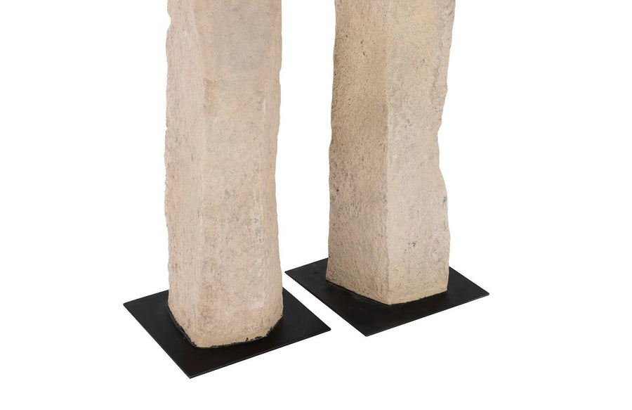 Cast Women Sculptures, Roman Stone Set of 3 - Maison Vogue