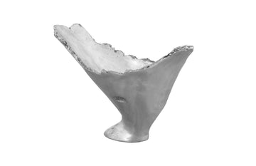 Burled Vase Silver Leaf - Maison Vogue