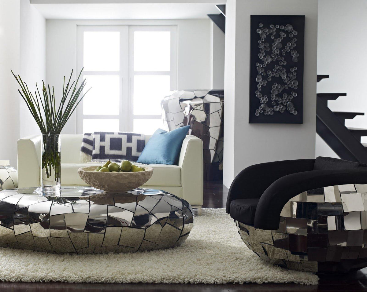 Crazy Cut Oblong Coffee Table - Maison Vogue
