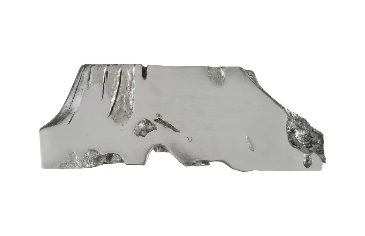 Luxe Freeform Console Table Silver Leaf - Maison Vogue