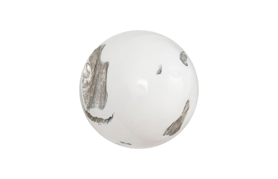 Small White Cast Root Wall Ball - Maison Vogue