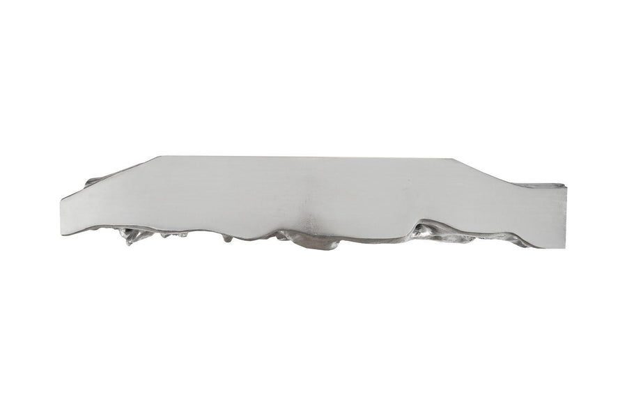Square Root Console Table Silver Leaf - Maison Vogue