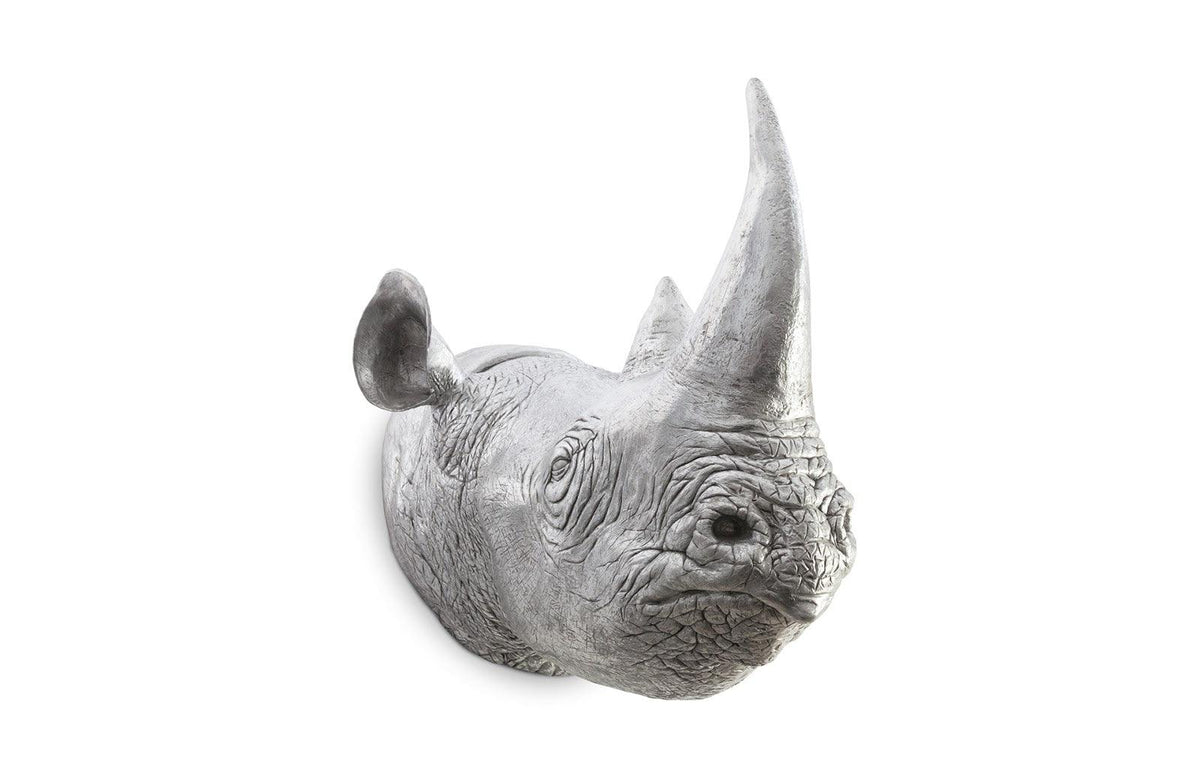 Rhino Silver Wall Art - Maison Vogue