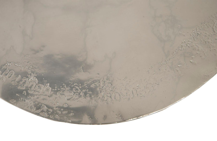 Liquid Silver Cast Oil Drum Wall Discs - Maison Vogue