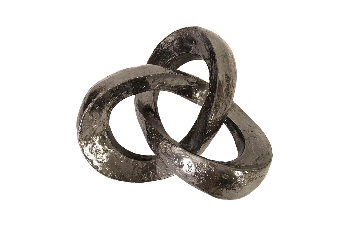 Trifoil Liquid Silver Coffee Table - Maison Vogue