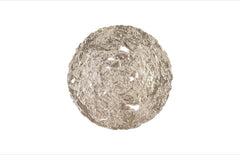 Molten Wall Disc Medium, Silver Leaf - Maison Vogue