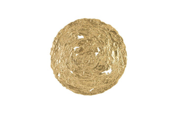 Molten Wall Disc Medium, Gold Leaf - Maison Vogue