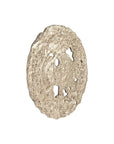 Molten Wall Disc Small, Silver Leaf - Maison Vogue