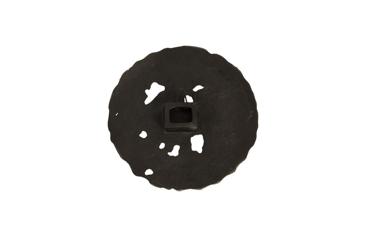Molten Wall Disc Small, Silver Leaf - Maison Vogue