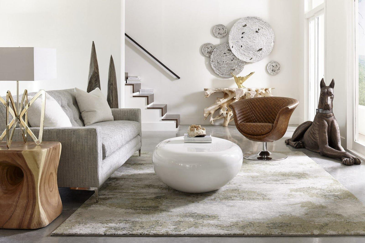 Molten Wall Disc Small, Silver Leaf - Maison Vogue