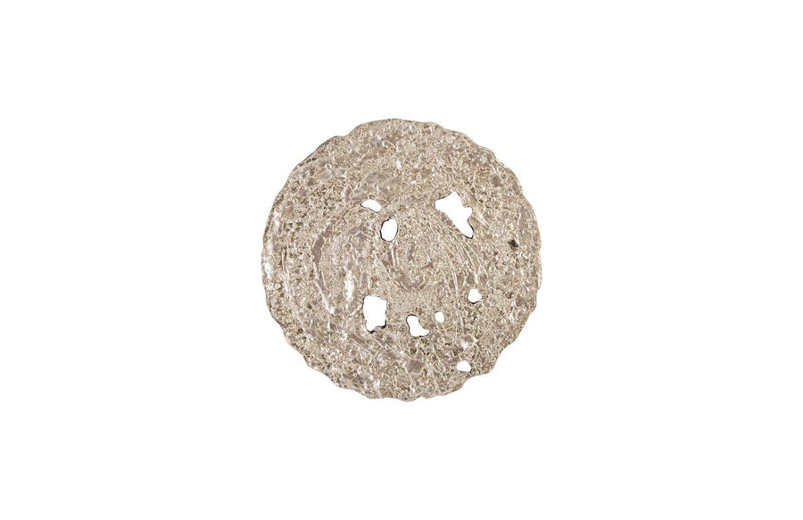 Molten Wall Disc Small, Silver Leaf - Maison Vogue