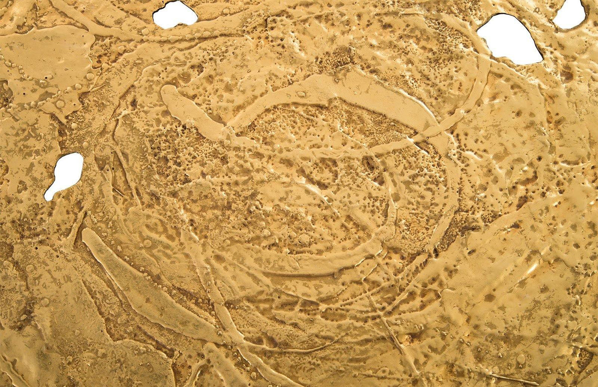 Molten Wall Disc Large, Gold Leaf - Maison Vogue