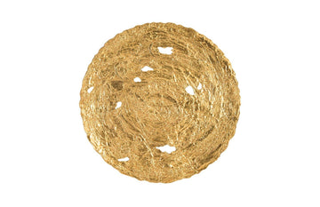 Molten Wall Disc Large, Gold Leaf - Maison Vogue