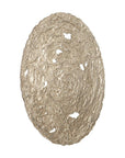 Molten Wall Disc Large, Silver Leaf - Maison Vogue