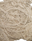 Molten Wall Disc Large, Silver Leaf - Maison Vogue
