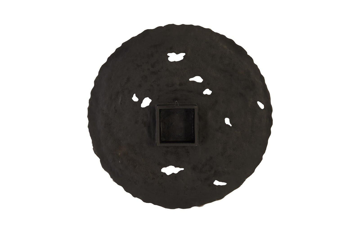 Molten Wall Disc Large, Silver Leaf - Maison Vogue