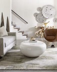 Molten Wall Disc Large, Silver Leaf - Maison Vogue
