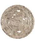 Molten Wall Disc Large, Silver Leaf - Maison Vogue