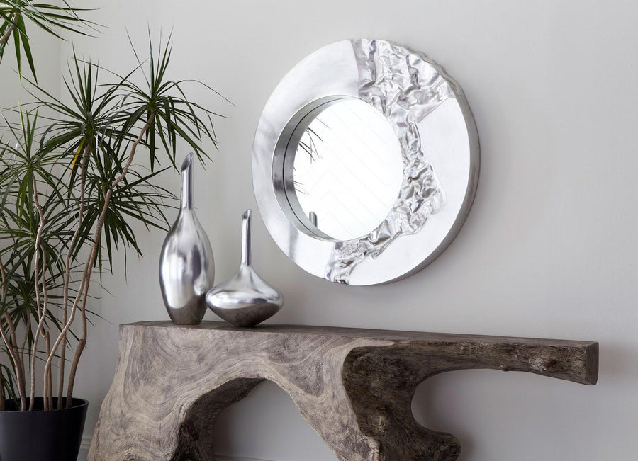 Mercury Mirror, Silver Leaf - Maison Vogue