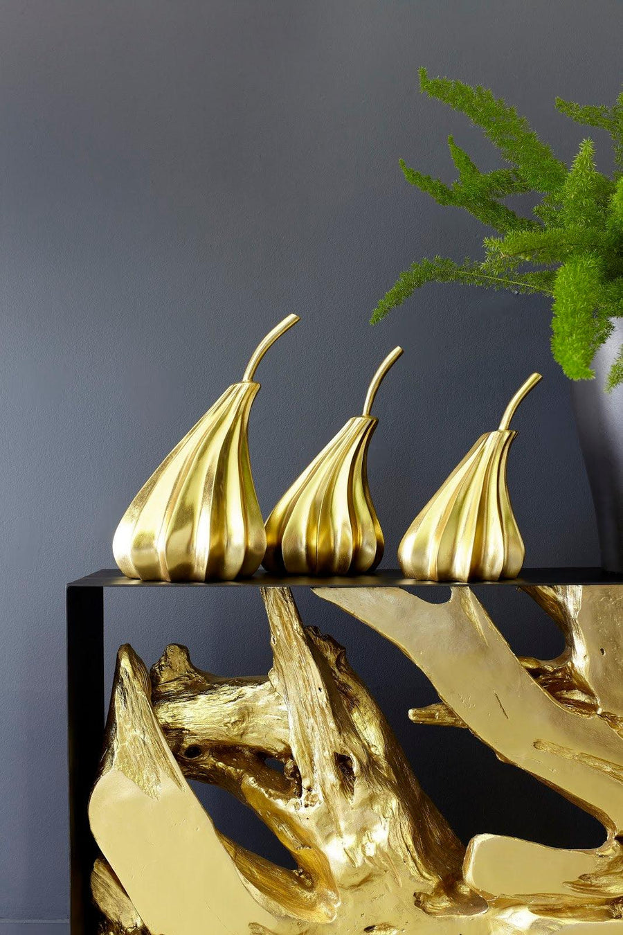 Hand-Dipped Gold Pears - Maison Vogue