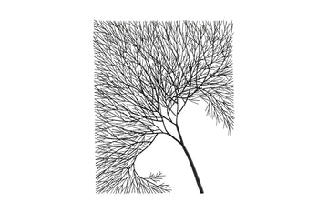 Rectangular Wire Tree Wall Art - Maison Vogue