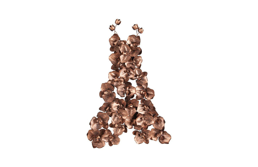 Orchid Dress Copper Wall Art - Maison Vogue
