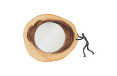 Figure Balancing Cross Cut Mirror - Maison Vogue