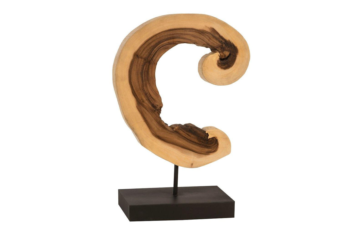 Creature Sculpture on Stand Natural - Maison Vogue