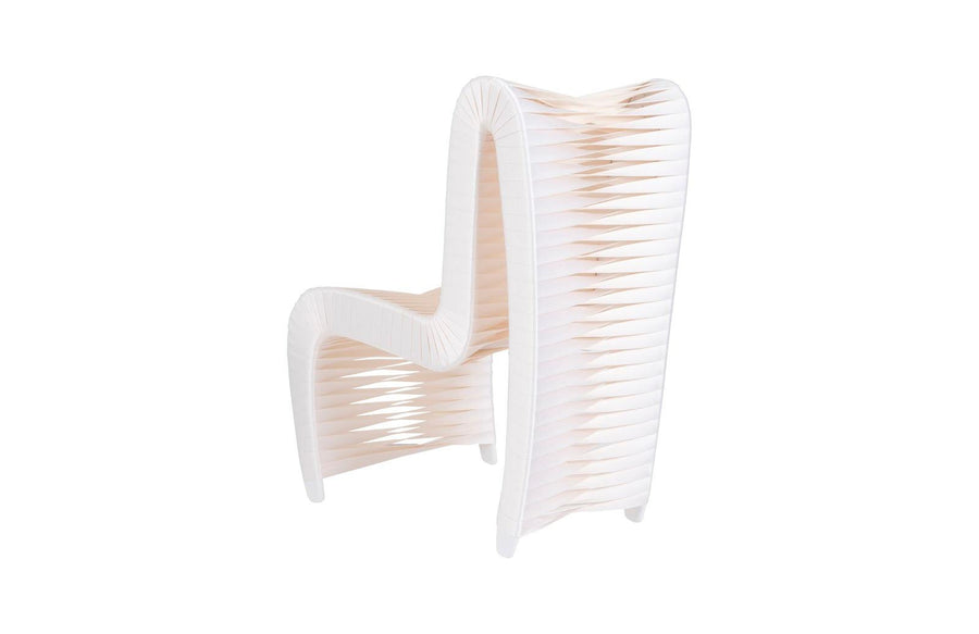Seat Belt High-Back Off-White Dining Chair - Maison Vogue