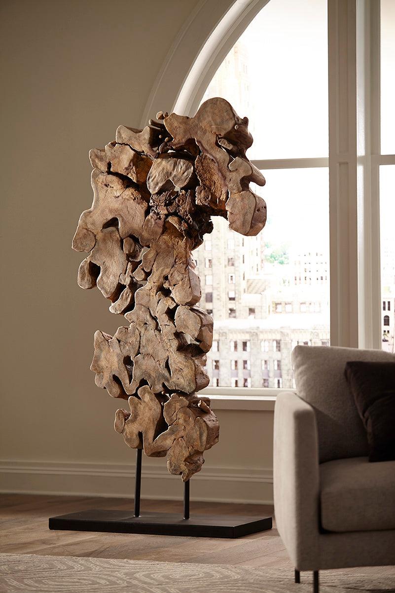 Pipal Wood Sculpture - Maison Vogue