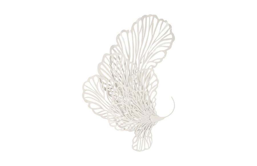 Small White Butterfly Wall Sculpture - Maison Vogue
