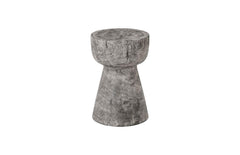 Curved Cork Gray Stool - Maison Vogue