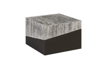 Geometry Coffee Table Grey Stone-Square - Maison Vogue
