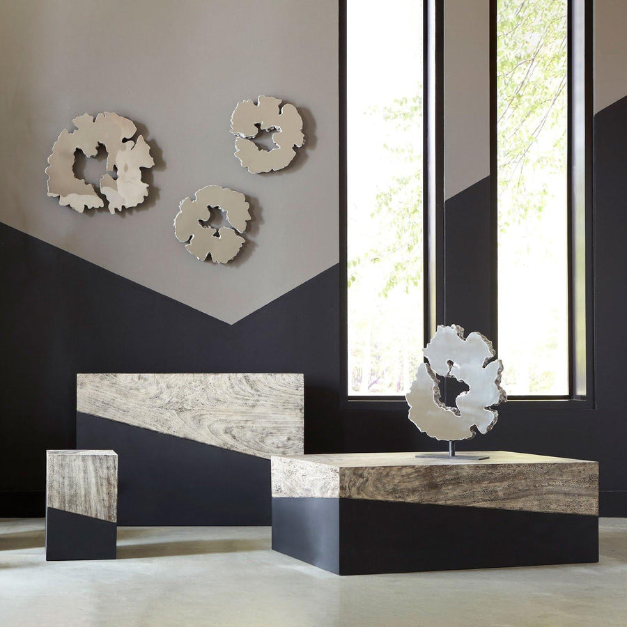 Geometry Console Table Grey Stone - Maison Vogue