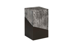 Geometry Medium Gray Side Table - Maison Vogue