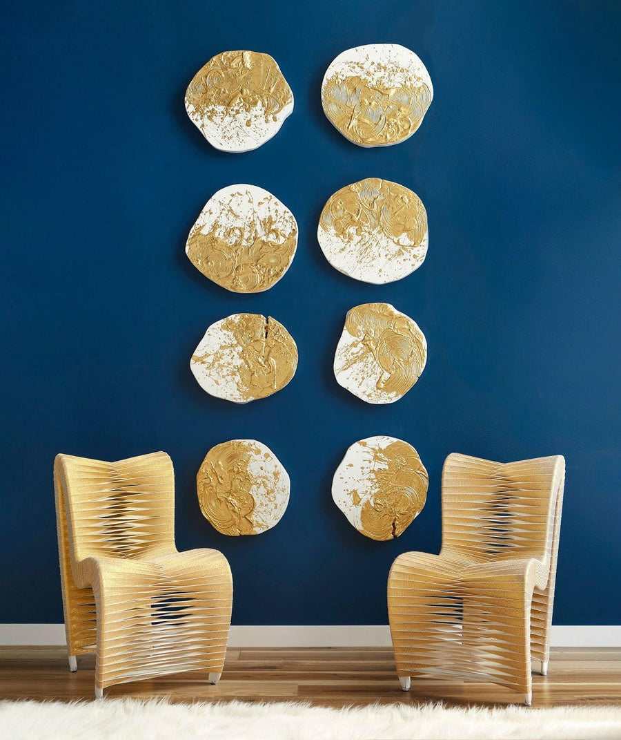 Wisp Gold Wall Tile - Maison Vogue