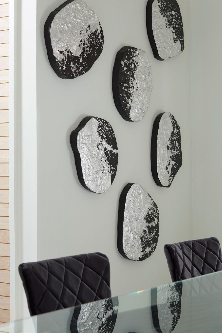Wisp Silver Wall Tile - Maison Vogue