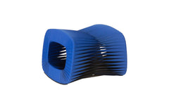 Seat Belt Blue Ottoman - Maison Vogue