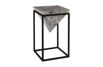 Inverted Pyramid Large Side Table - Maison Vogue