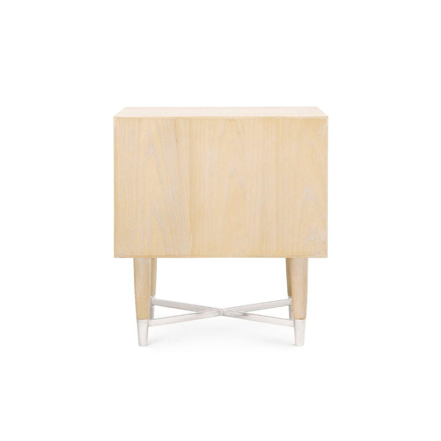 Adrian 2-Drawer Side Table, Wheat - Maison Vogue