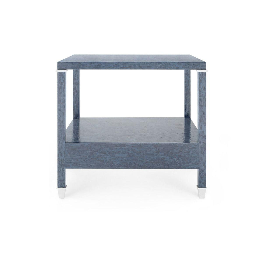 Alessandra 1-Drawer Side Table, Navy Blue - Maison Vogue