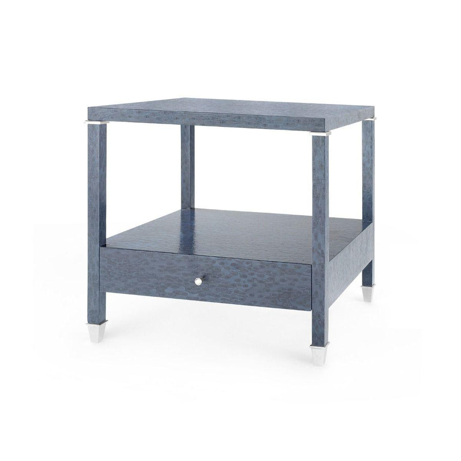 Alessandra 1-Drawer Side Table, Navy Blue - Maison Vogue