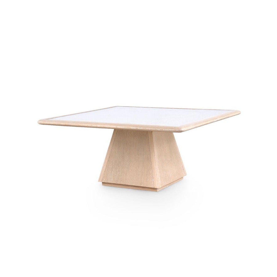 Alma Coffee Table, Bleached Cerused Oak - Maison Vogue
