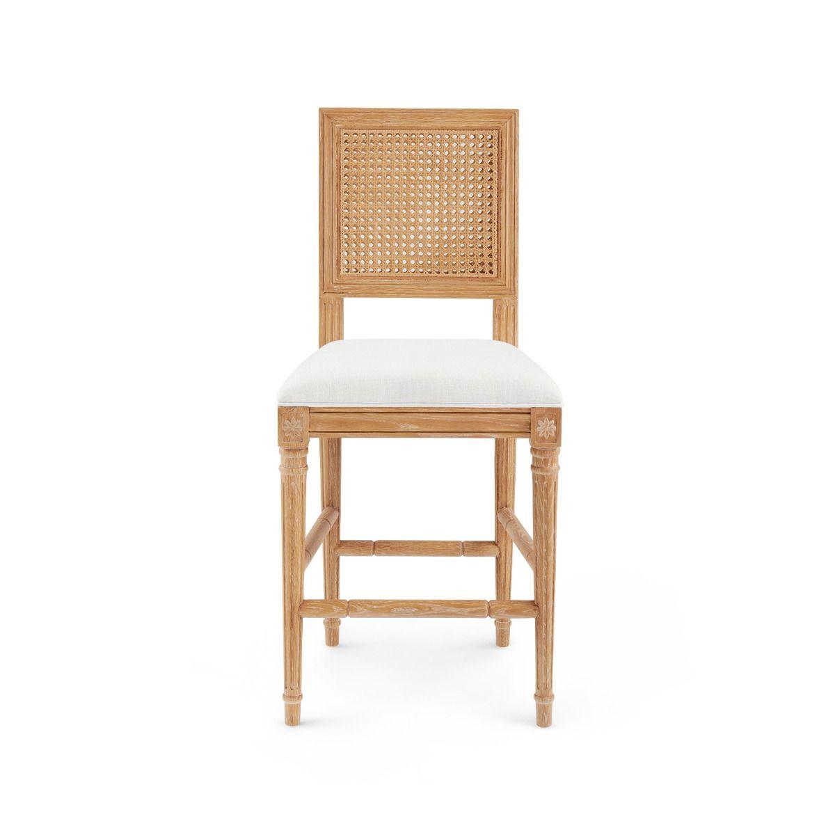 ANNETTE COUNTER STOOL, GRAY - Maison Vogue