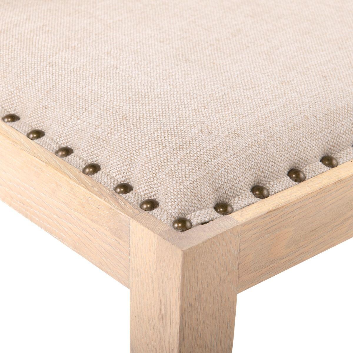 Aria Side Chair, Bleached Cerused Oak - Maison Vogue